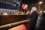 Il Presidente Sergio Mattarella al termine del concerto “Gala Rossini” di chiusura della 42a edizione del Rossini Opera Festival  