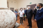 Il Presidente Sergio Mattarella a Ventotene, visita il Museo Archeologico, in occasione del 40° seminario per la formazione federalista europea,nell’80° anniversario del Manifesto di Ventotene
