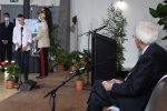 Il Presidente Sergio Mattarella al centro polifunzionale “Umberto Elia Terracini” ,in occasione del 40° seminario per la formazione federalista europea,nell’80° anniversario del Manifesto di Ventotene
