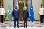 Il Presidente Sergio Mattarella con il Presidente della Repubblica democratica del Congo, S.E. il Signor FelixAntoine Tshisekedi Tshilombo