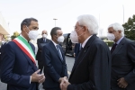 Il Presidente della Repubblica Sergio Mattarella accolto dal Sindaco di Milano Giuseppe Sala,in occasione dell’inaugurazione del Salone del Mobile
