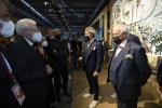 Il Presidente della Repubblica Sergio Mattarella all’inaugurazione del Salone del Mobile
