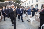 Il Presidente della Repubblica Sergio Mattarella al termine della cerimonia di inaugurazione dell’Anno Accademico 2021-2022 dell’Università degli Studi di Pavia, in occasione del 660° anniversario dell’Ateneo
