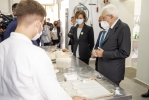 Nisida - Il Presidente della Repubblica Sergio Mattarella in visita al carcere minorile di Nisida