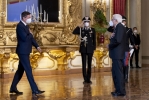 Il Presidente Sergio Mattarella con Borut Pahor, Presidente della Repubblica di Slovenia, in occasione della XVI riunione del gruppo Arraiolos