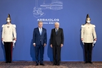 Il Presidente Sergio Mattarella con Sauli Niinistö, Presidente della Repubblica di Finlandia, in occasione della XVI riunione del gruppo Arraiolos