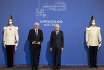 Il Presidente della Repubblica Sergio Mattarella con Frank-Walter Steinmeier, Presidente della Repubblica di Germania in occasione della XVI riunione del Gruppo Arraiolos