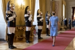 Il Presidente della Repubblica di Estonia, Kersti Kaljulaid, in occasione della XVI riunione del gruppo Arraiolos