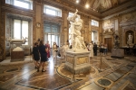 La Sig.ra Laura Mattarella e le consorti dei Capi di Stato del gruppo di Arraiolos visita la Galleria Borghese