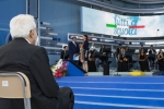 Il Presidente della Repubblica Sergio Mattarella durante la cerimonia di inaugurazione dell’anno scolastico 2021/2022
