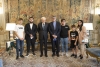 Il Presidente della Repubblica Sergio Mattarella incontra Don Maurizio Patriciello con una rappresentanza di ragazzi del Parco Verde di Caivano
