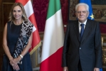 Il Presidente Sergio Mattarella con S.E. la Signora Monika Schmutz Kirgoz, nuovo Ambasciatore della Confederazione Svizzera: presentazione delle Lettere Credenziali
