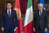 Il Presidente Sergio Mattarella con S.E. il Signor Taalai Bazarbaev, nuovo Ambasciatore della Repubblica Kirghisa: presentazione delle Lettere Credenziali