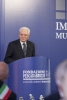 Il Presidente Sergio Mattarella all’inaugurazione del nuovo polo culturale “Imago Museum” 

