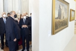 Il Presidente Sergio Mattarella e il Presidente della Repubblica d'Armenia Armen Sarkissian, visitano la mostra “I capolavori armeni in Italia”, allestita al Palazzo del Quirinale