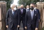 Il Presidente Sergio Mattarella accolto da Luigi di Maio Ministro degli Affari esteri e della Cooperazione internazionale, in occasione della Conferenza ministeriale “Incontri con l’Africa”
