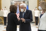 Il Presidente della Repubblica Sergio Mattarella incontra Nancy Pelosi, Speaker dei Rappresentanti della Camera degli Stati Uniti d’America
