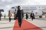 Il Presidente Sergio Mattarella arriva all'aeroporto di Berlino - Brandeburgo, in occasione della visita Ufficiale nella Repubblica Federale di Germania 
