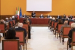 Il Presidente della Repubblica Sergio Mattarella in occasione della cerimonia di presentazione degli Studi in onore di Carlo Azeglio Ciampi elaborati in occasione dei cento anni dalla nascita (1920-2020)
