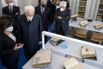 Il Presidente della Repubblica Sergio Mattarella visita la nuova Biblioteca di scienze giuridiche e scienze politiche, in occasione dell'inaugurazione dell'Anno Accademico
