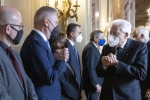Il Presidente della Repubblica Sergio Mattarella con il Ministro della Difesa Lorenzo Guerini in occasione del prossimo Consiglio Europeo
