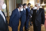 Il Presidente della Repubblica Sergio Mattarella con il Ministro per gli Affari Europei Vincenzo Amendola in occasione del prossimo Consiglio Europeo
