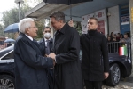 Il Presidente della Repubblica, Sergio Mattarella giunge a Nova Gorica accolto da  Borut Pahor Presidente della Repubblica di Slovenia
