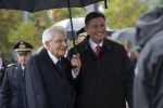 Il Presidente della Repubblica, Sergio Mattarella, a Nova Gorica, con Borut Pahor Presidente della Repubblica di Slovenia
