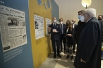 I Presidenti Mattarella  e Pahor visitano la Mostra per il 140° anniversario della fondazione del quotidiano Il Piccolo
