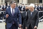 Il Presidente Sergio Mattarella con Zoran Milanović, Presidente della Repubblica di Croazia, in occasione della visita ufficiale