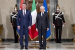 Il Presidente Sergio Mattarella con Zoran Milanović, Presidente della Repubblica di Croazia, in occasione della visita ufficiale