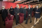 Il Presidente della Repubblica Sergio Mattarella e la Sig.ra Laura, a Bergamo,in occasione della cerimonia di apertura dell’anno di studi 2021/2022 della Guardia di Finanza
