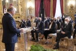 Il Presidente della Repubblica Sergio Mattarella durante la cerimonia del del 30° Anniversario dell'istituzione della Direzione Investigativa Antimafia

