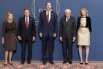 Il Presidente Sergio Mattarella e il Presidente del Consiglio Mario Draghi con i rappresentanti dei paesi partecipanti al G20