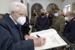Il Presidente Sergio Mattarella visita l’area museale del Sacrario Militare di Redipuglia