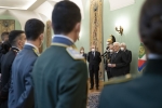 Il Presidente della Repubblica Sergio Mattarella incontra una rappresentanza di Allievi degli Istituti di Formazione Militare, in occasione del Giorno dell’Unità Nazionale e Giornata delle Forze Armate

