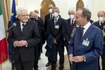 Algeri - Il Presidente della Repubblica Sergio Mattarella in occasione dell'incontro con il personale dell'Ambasciata e delle altre istituzioni italiane in Algeria