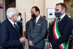 Il Presidente della Repubblica Sergio Mattarella a Torino accolto da Alberto Cirio, Presidente della Regione Piemonte e Stefano Lo Russo, Sindaco di Torino 
