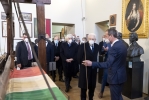 Il Presidente Mattarella durante la visita al Museo Nazionale del Risorgimento Italiano