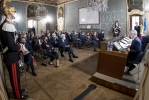 Il Presidente Sergio Mattarella alla cerimonia per il 60° anniversario della morte di Luigi Einaudi
