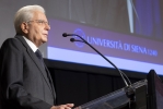 Il Presidente della Repubblica Sergio Mattarella all'Università degli Studi di Siena, in occasione dell'apertura dell'anno accademico