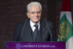 Il Presidente della Repubblica Sergio Mattarella all'Università degli Studi di Siena, in occasione dell'apertura dell'anno accademico