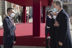 Il Re di Spagna Filippo VI con il Ministro degli affari esteri e della cooperazione internazionale Luigi Di Maio