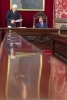Madrid - Il Presidente della Repubblica Sergio Mattarella con il Sindaco di Madrid José Luis Martinez-Almeida Navasques in occasione della cerimonia di consegna della Chiave d'Oro della Città