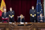 Il Presidente della Repubblica Sergio Mattarella nel corso della prolusione ai membri delle Cortes