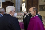 Malaga - Il Presidente della Repubblica Sergio Mattarella in occasione della visita alla Cattedrale di Malaga