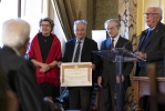 Il Presidente Sergio Mattarella nel corso della consegna dei Premi Balzan 2020