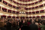 Il Presidente della Repubblica Sergio Mattarella al Teatro di San Carlo di Napoli,in occasione della rappresentazione dell'opera “Otello” di Giuseppe Verdi diretta dal Maestro Michele Mariotti per la serata inaugurale