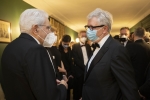 Il Presidente della Repubblica Sergio Mattarella saluta Stéphane Lissner Sovrintendente e Direttore artistico del Teatro di San Carlo         
