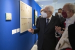Il Presidente della Repubblica Sergio Mattarella visita alla mostra dal titolo “Dis/integration” illustrata dal Prof. Alessandro Zuccari           
